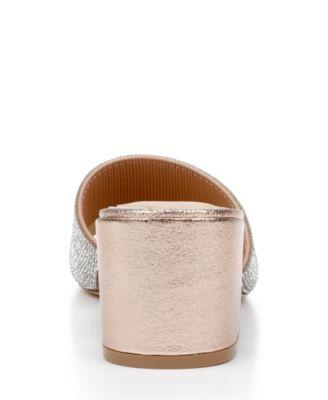 Women's Harlyn Slide Block Heel Evening Sandals by JEWEL BADGLEY MISCHKA Women's Harlyn Slide Block Heel Evening Sandals by JEWEL BADGLEY MISCHKA