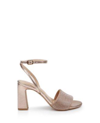 Women's Hattie Block Heel Evening Sandals by JEWEL BADGLEY MISCHKA