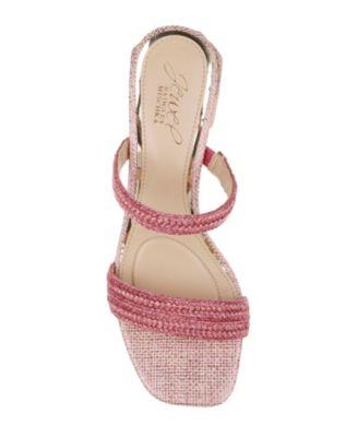 Women's Heat Block Heel Slide Evening Sandals by JEWEL BADGLEY MISCHKA
