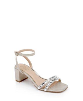 Women's Honor Block Heel Evening Sandals by JEWEL BADGLEY MISCHKA