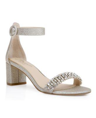 Women's James Block Heel Evening Sandals by JEWEL BADGLEY MISCHKA
