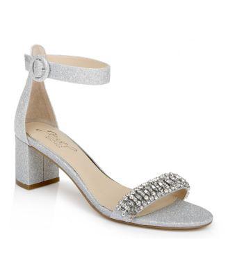 Women's James Block Heel Evening Sandals by JEWEL BADGLEY MISCHKA