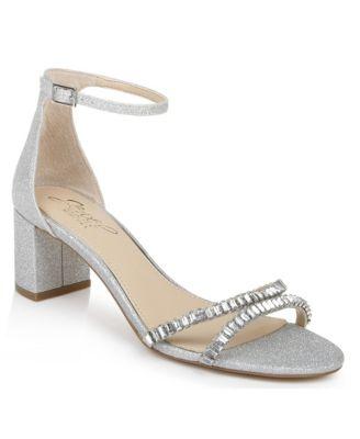 Women's Joanne Block Heel Evening Sandals by JEWEL BADGLEY MISCHKA