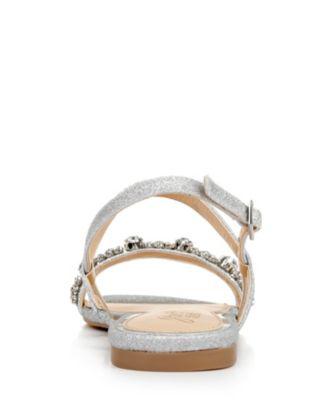 Women's Osmond Flat Evening Sandals by JEWEL BADGLEY MISCHKA