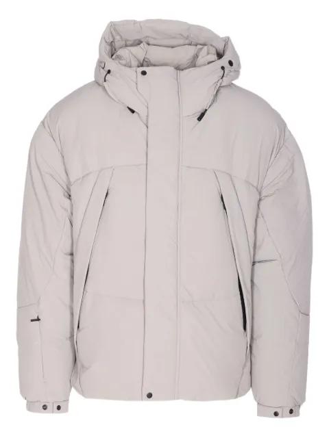 hoodied down jacket by JG1