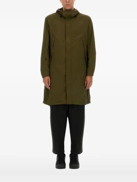 zip-fastening parka coat by JG1