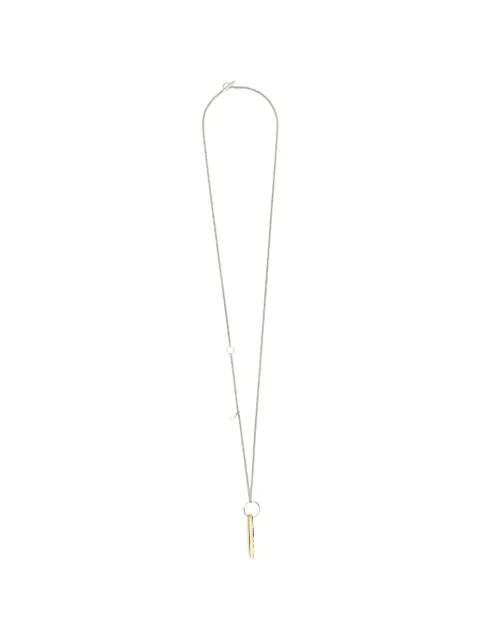 601 handmade pearl pendant necklace by JIL SANDER