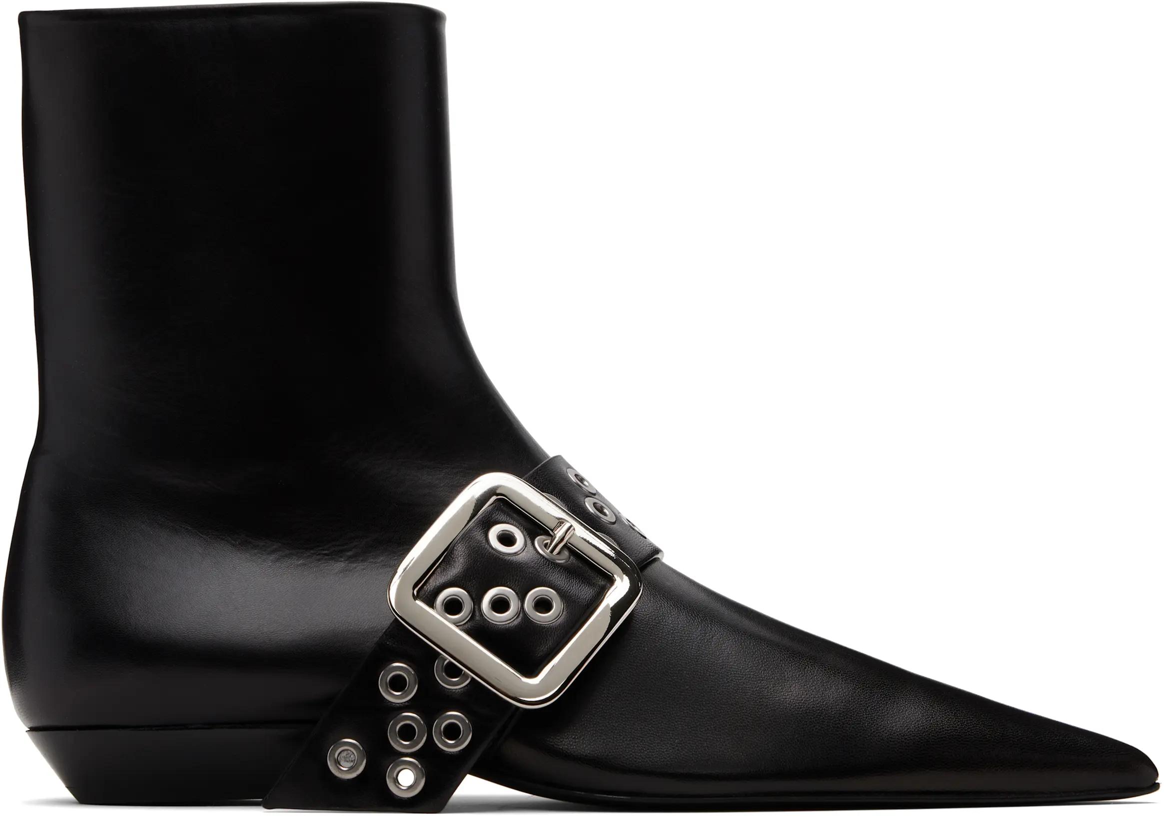 Black Ankle Boots by JIL SANDER