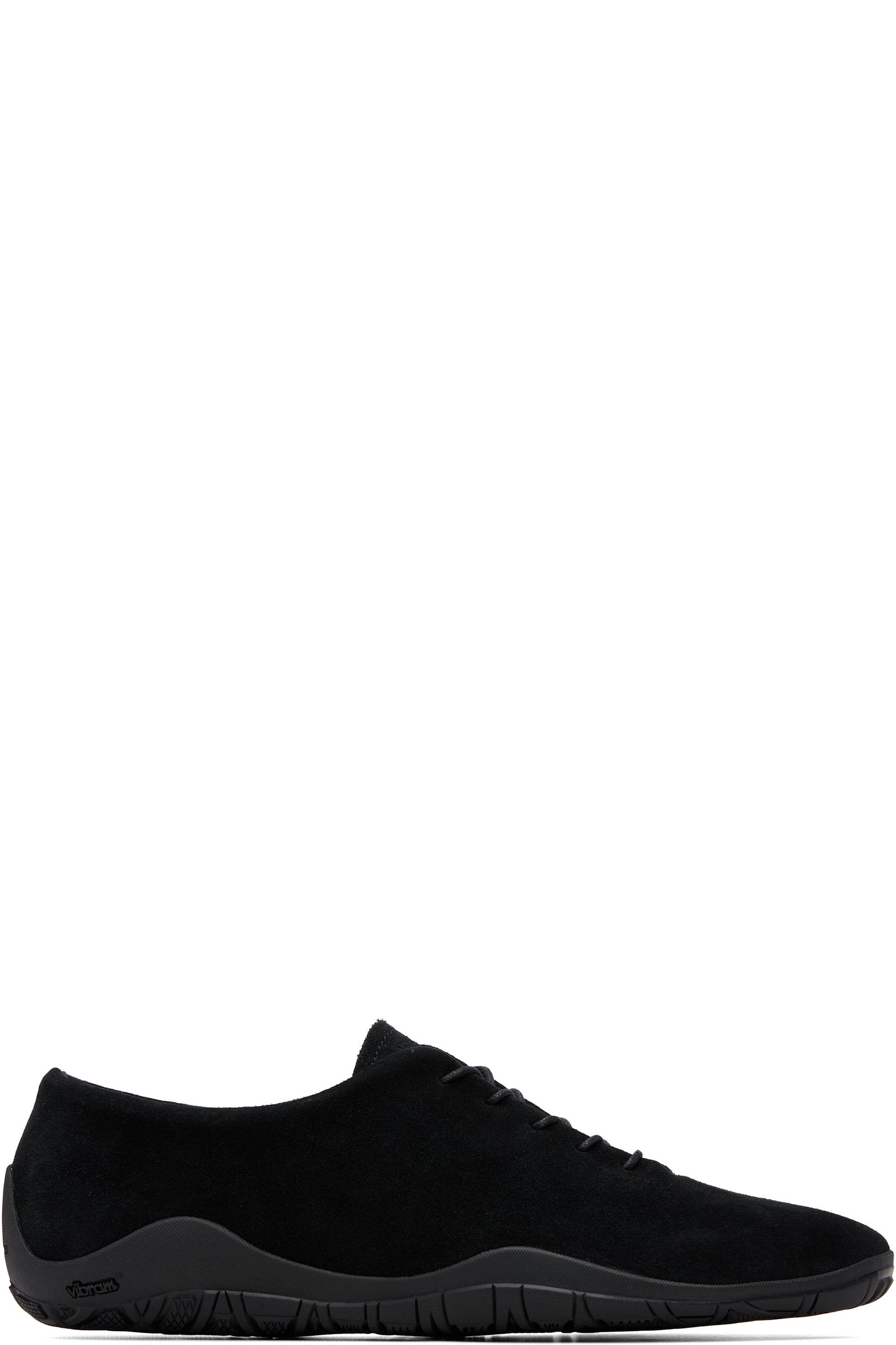 Black Elbe Lace-Up Sneakers by JIL SANDER