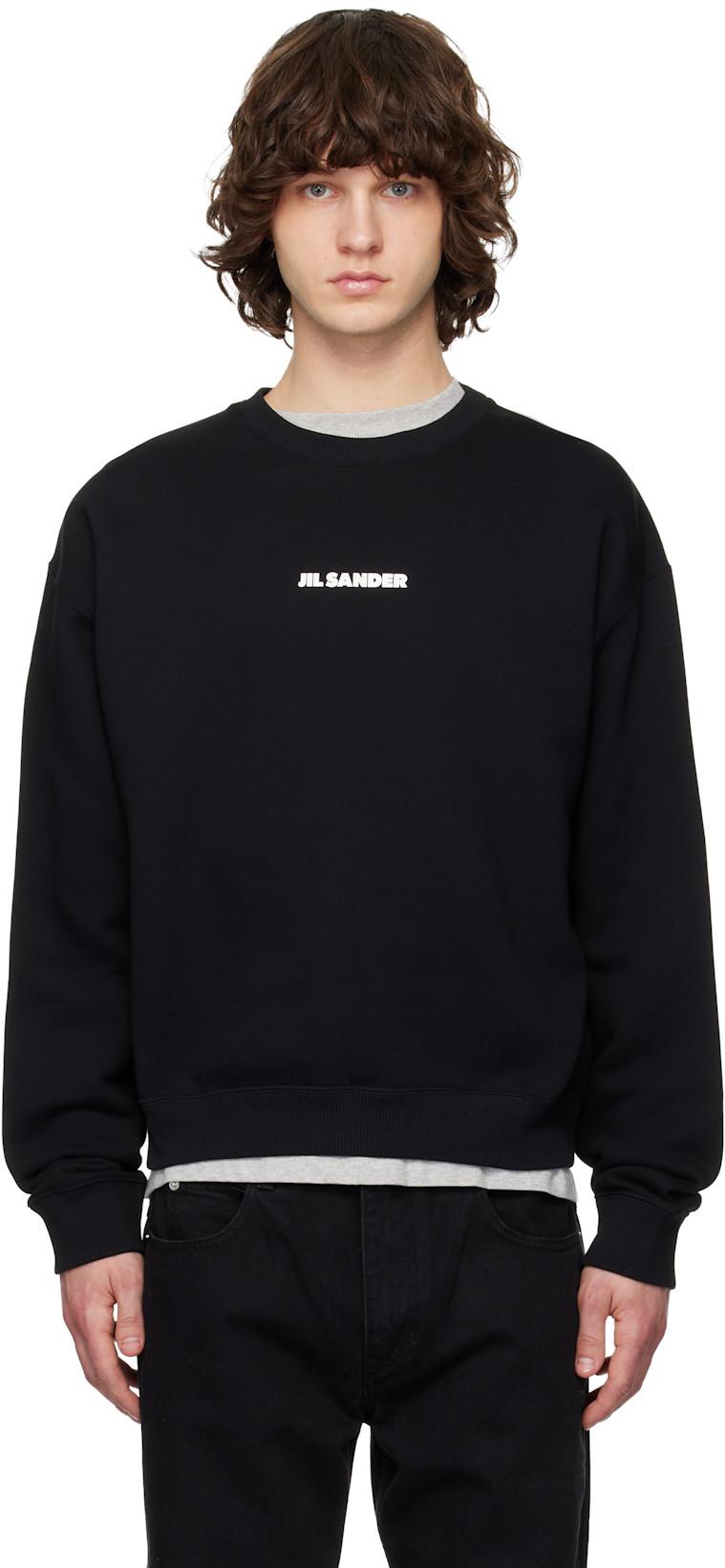 Black Logo Sweatshirt by JIL SANDER