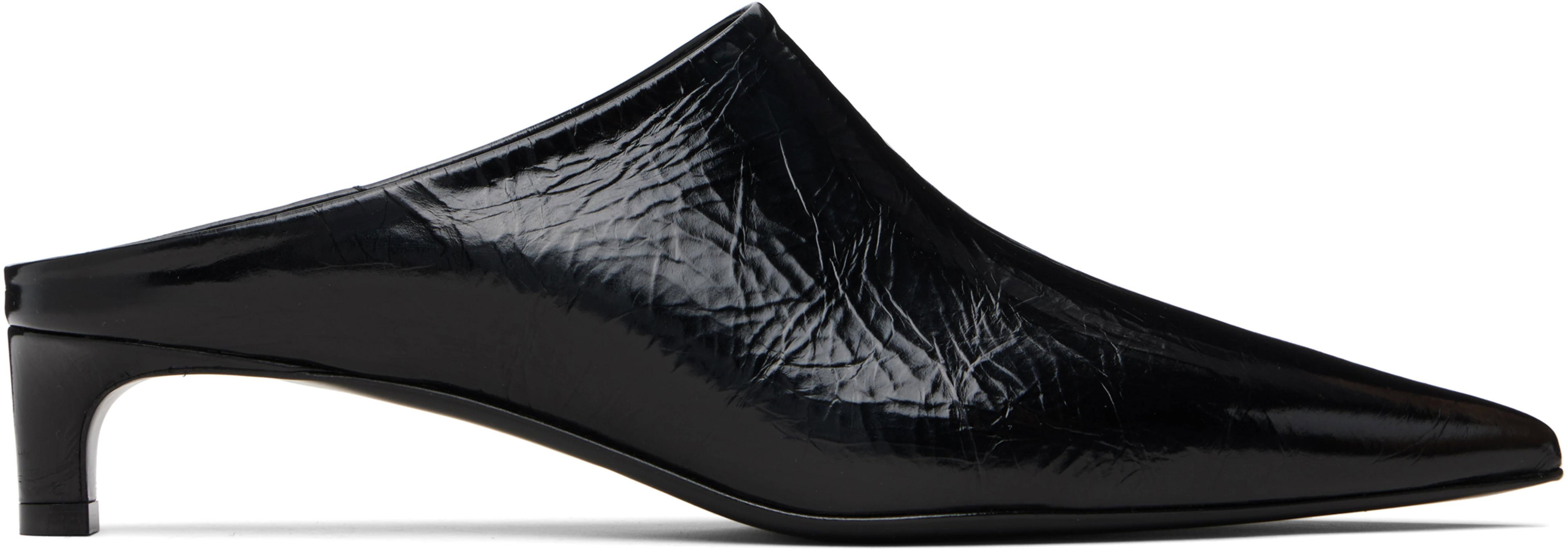 Black Mule Heels by JIL SANDER