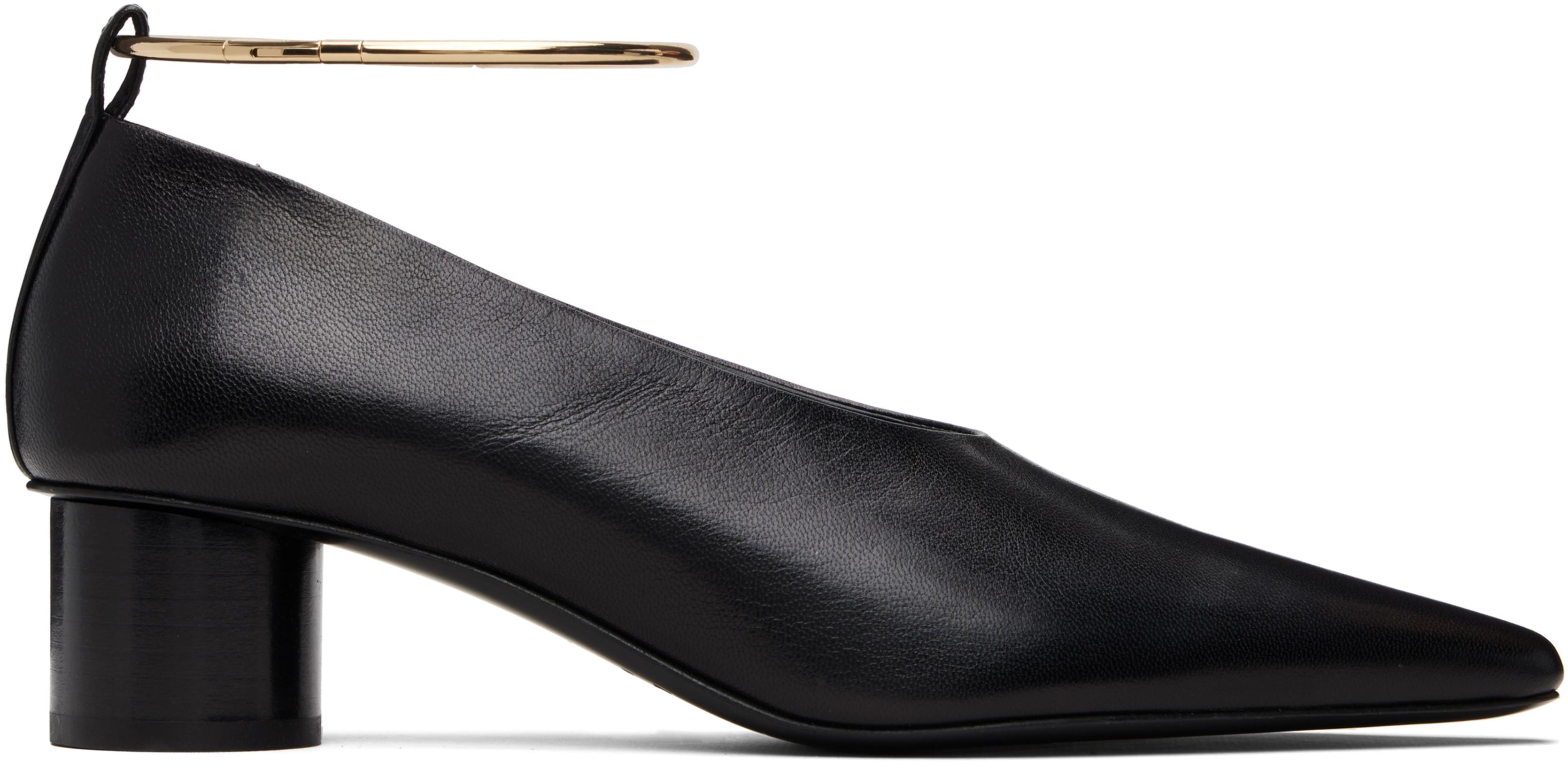 Black Ring Heels by JIL SANDER
