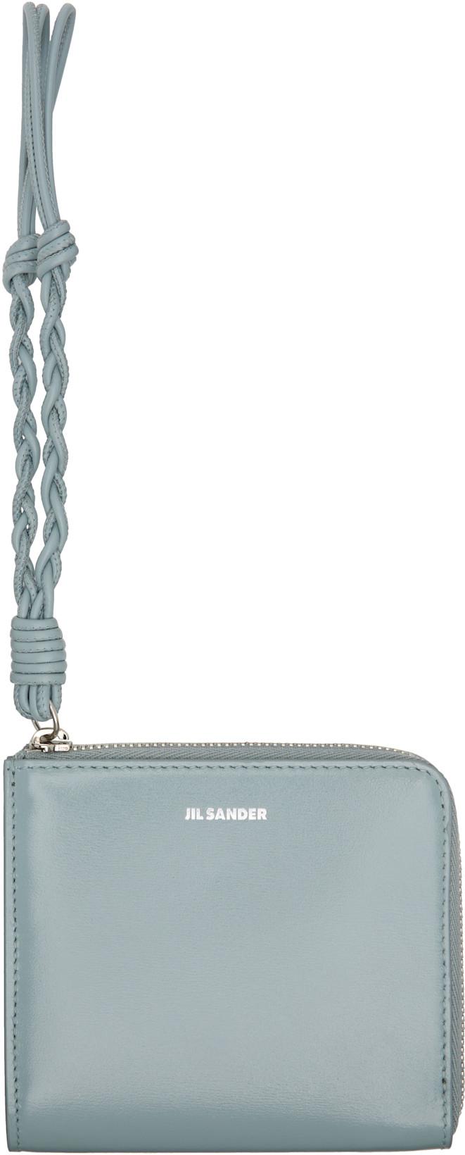 Blue Tangle Wallet by JIL SANDER