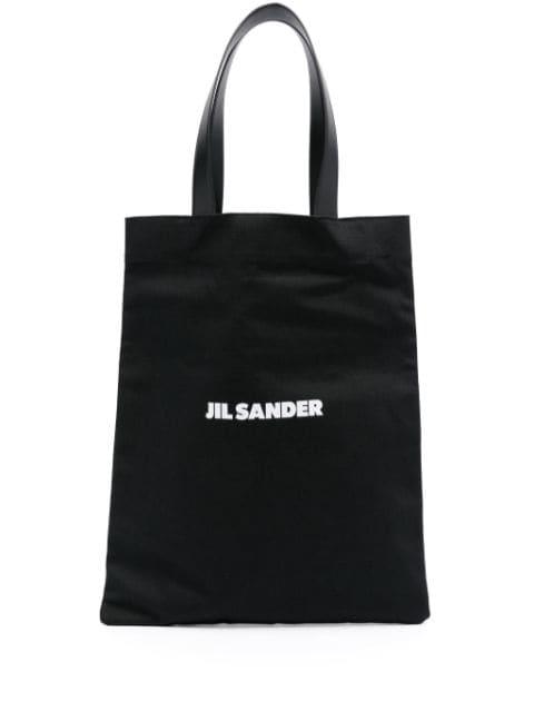 Book logo-print tote bag by JIL SANDER