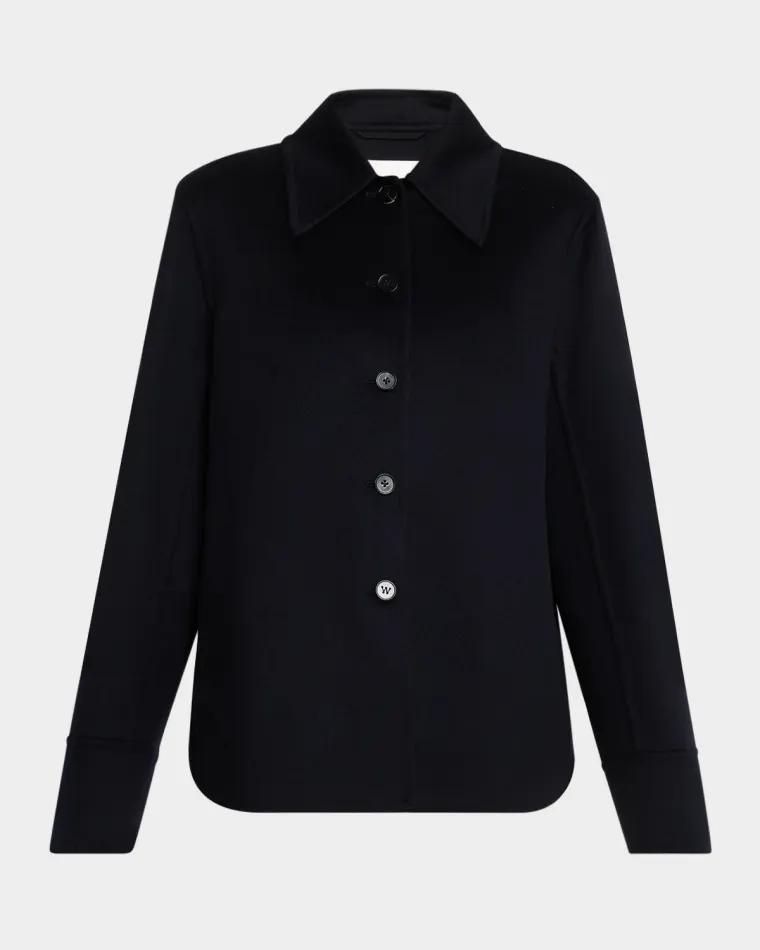 Button Down Cashmere Jacket by JIL SANDER