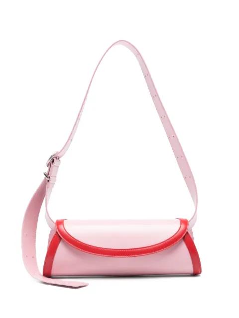 Cannolo bicolour shoulder bag by JIL SANDER