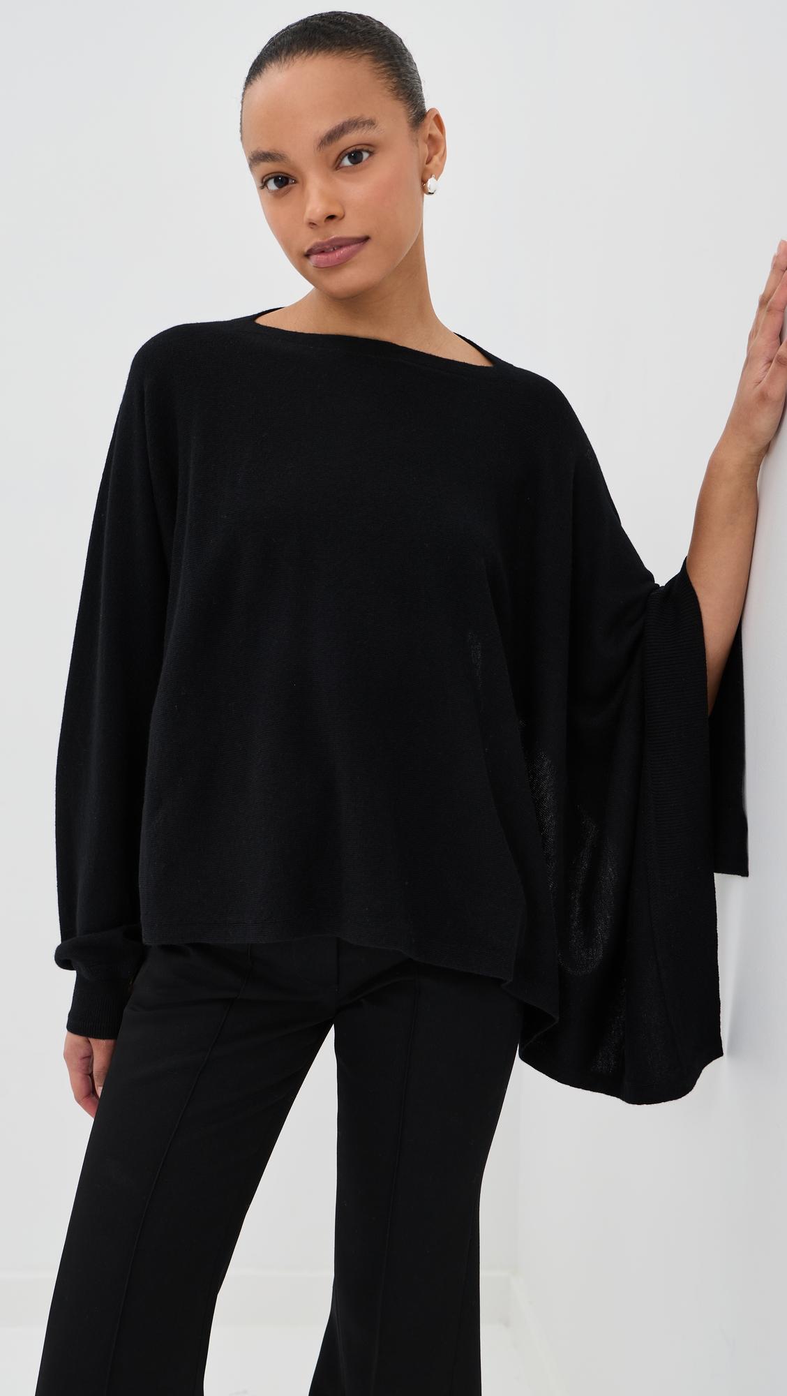 Cape with One Sleeve Pullover by JIL SANDER