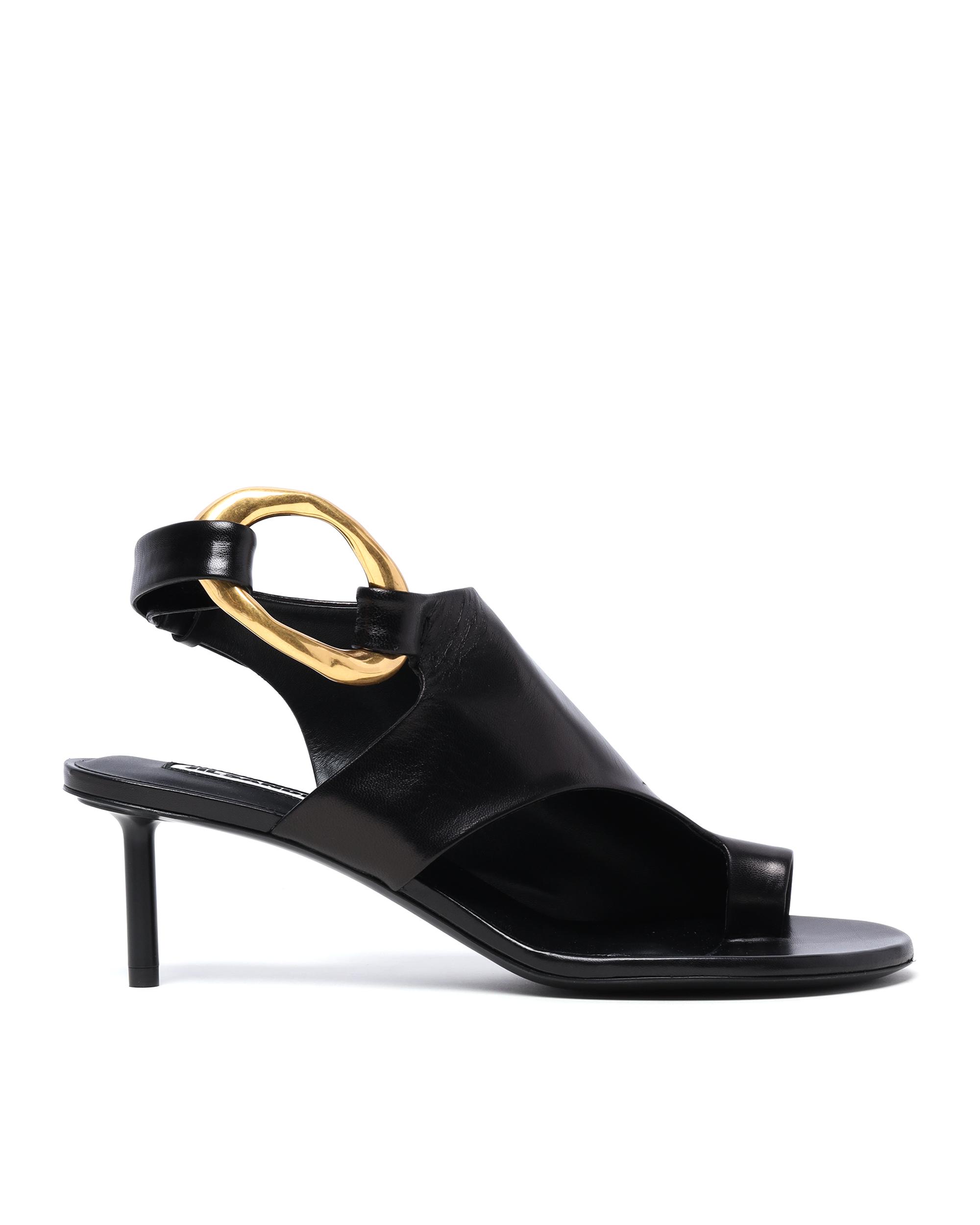 Capretto Stefanil leather sandals by JIL SANDER