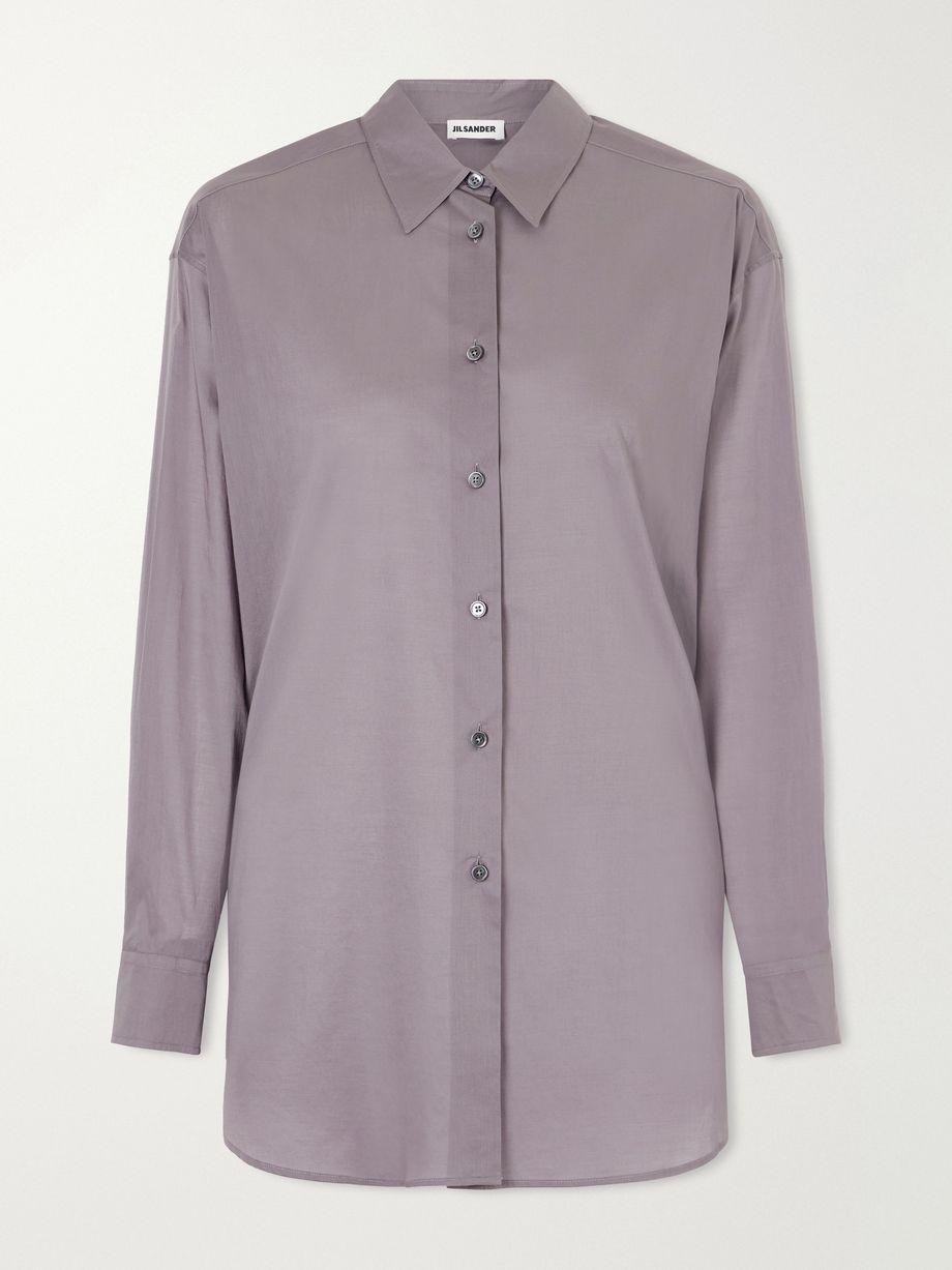 Cotton-poplin shirt by JIL SANDER