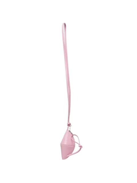 Curve leather pouch by JIL SANDER