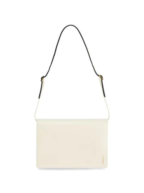 File logo-print foldover shoulder bag by JIL SANDER