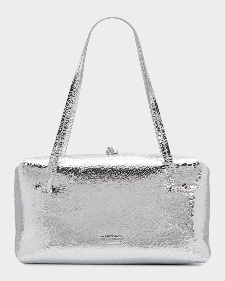 Goji Pillow Laminated Leather Shoulder Bag by JIL SANDER