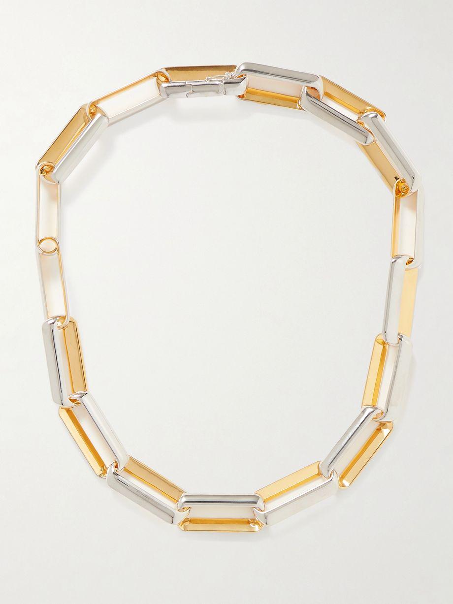Gold- and silver-tone necklace by JIL SANDER
