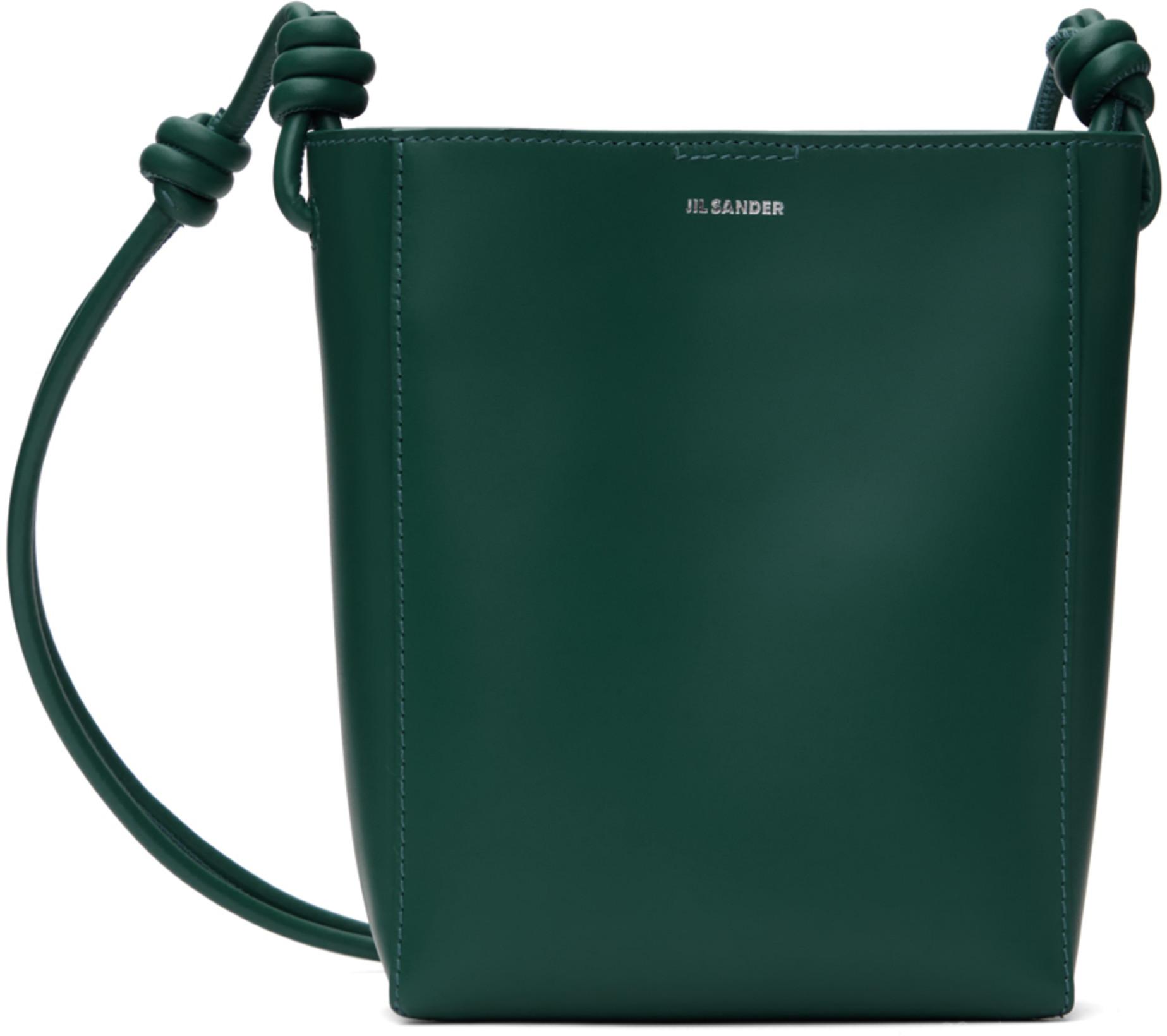 Green Giro Crossbody Bag by JIL SANDER