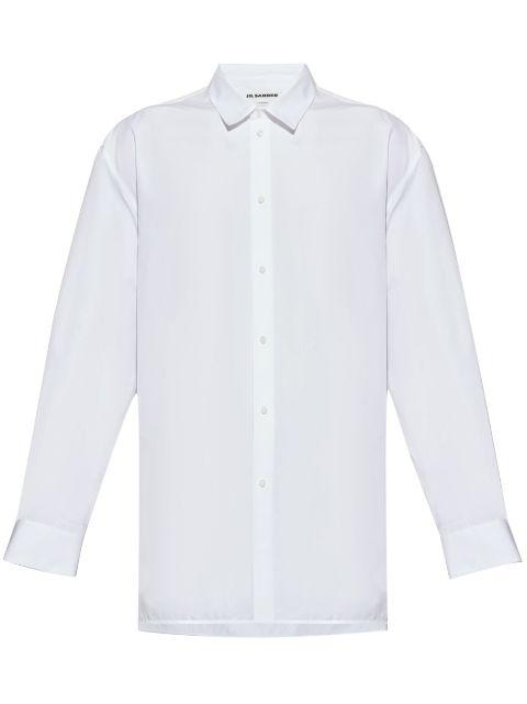 JW-initials anchor logo shirt by JIL SANDER