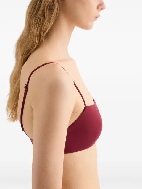 Jersey Bandeau straps bikini top by JIL SANDER