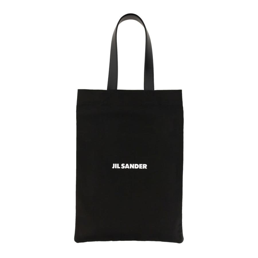 Jil Sander Black Canvas Shopping Bag by JIL SANDER