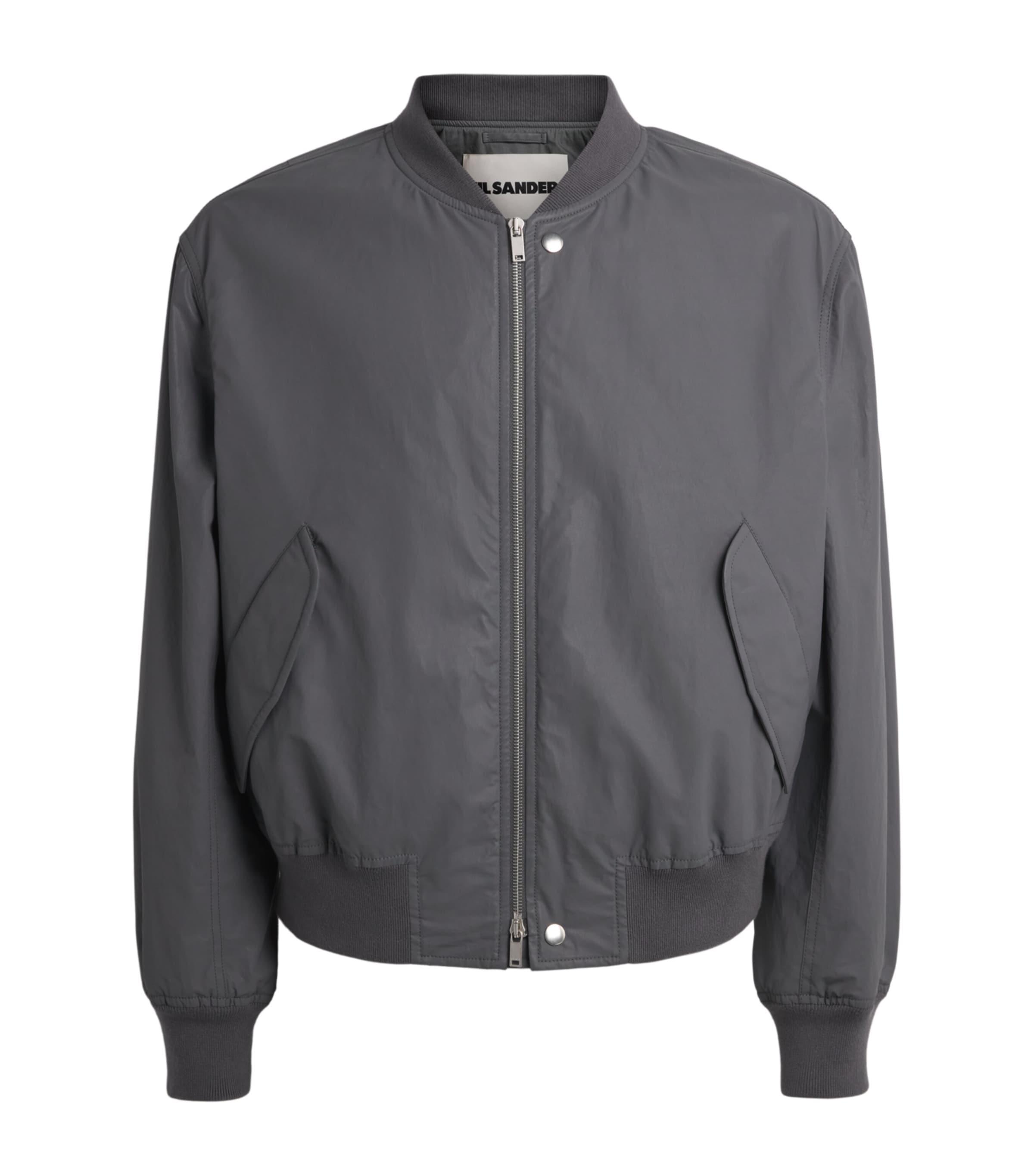 Jil Sander Cotton Padded Bomber Jacket by JIL SANDER