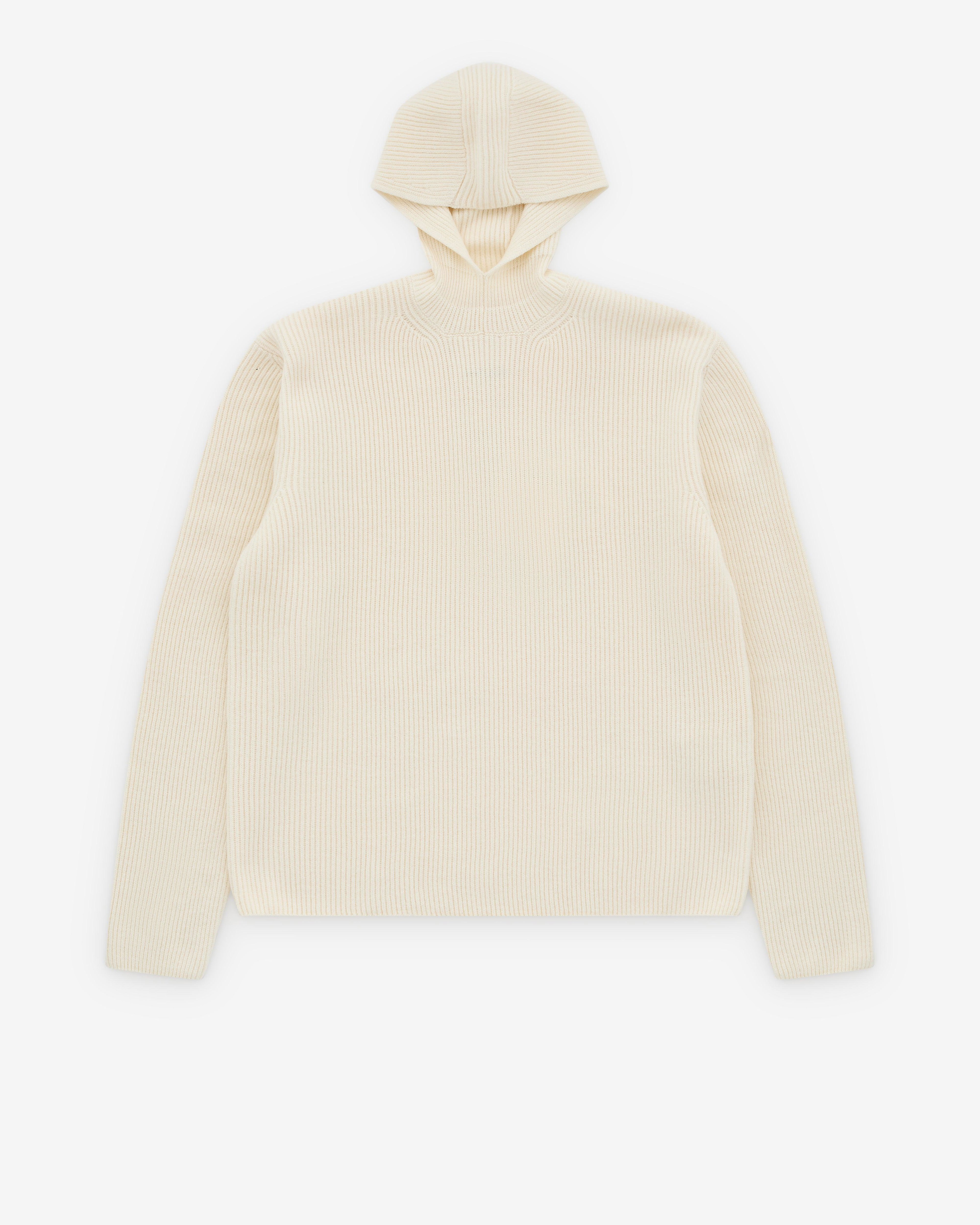 Jil Sander - Men's Moncler Wool Hoodie - (Cornsilk) by JIL SANDER