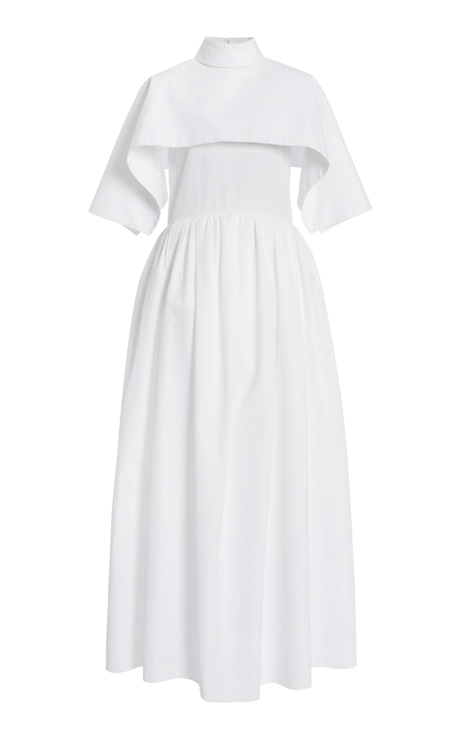 Jil Sander Organic Cotton Poplin Maxi Dress - Moda Operandi by JIL SANDER