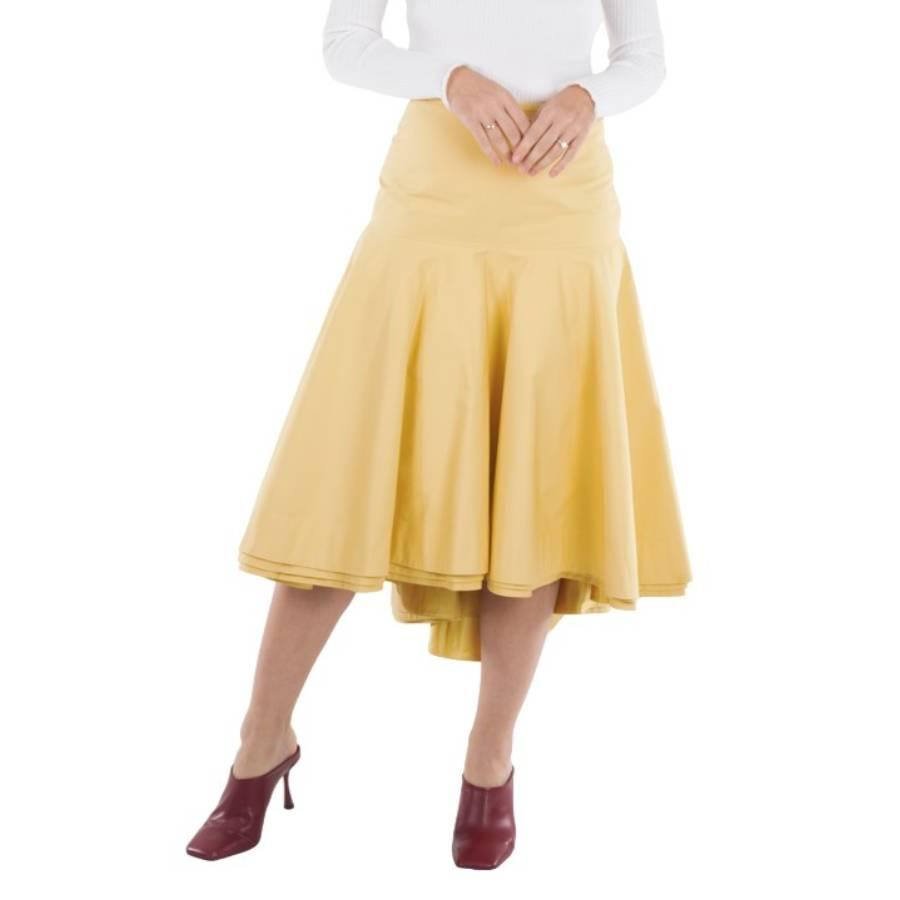 Jil Sander Sunbeam Pleated High-Waist Skirt by JIL SANDER