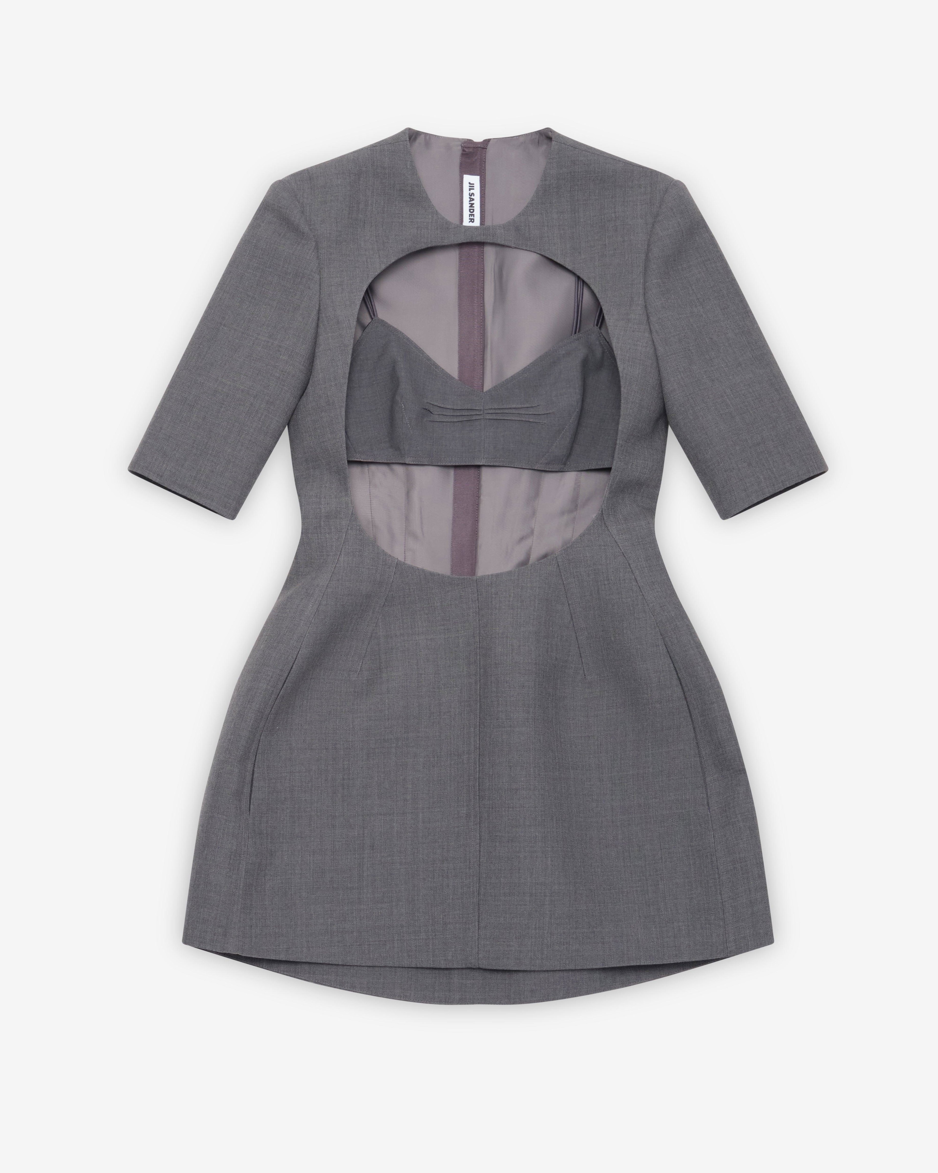 Jil Sander - Women's Cut-Out Dress - (Fog) by JIL SANDER