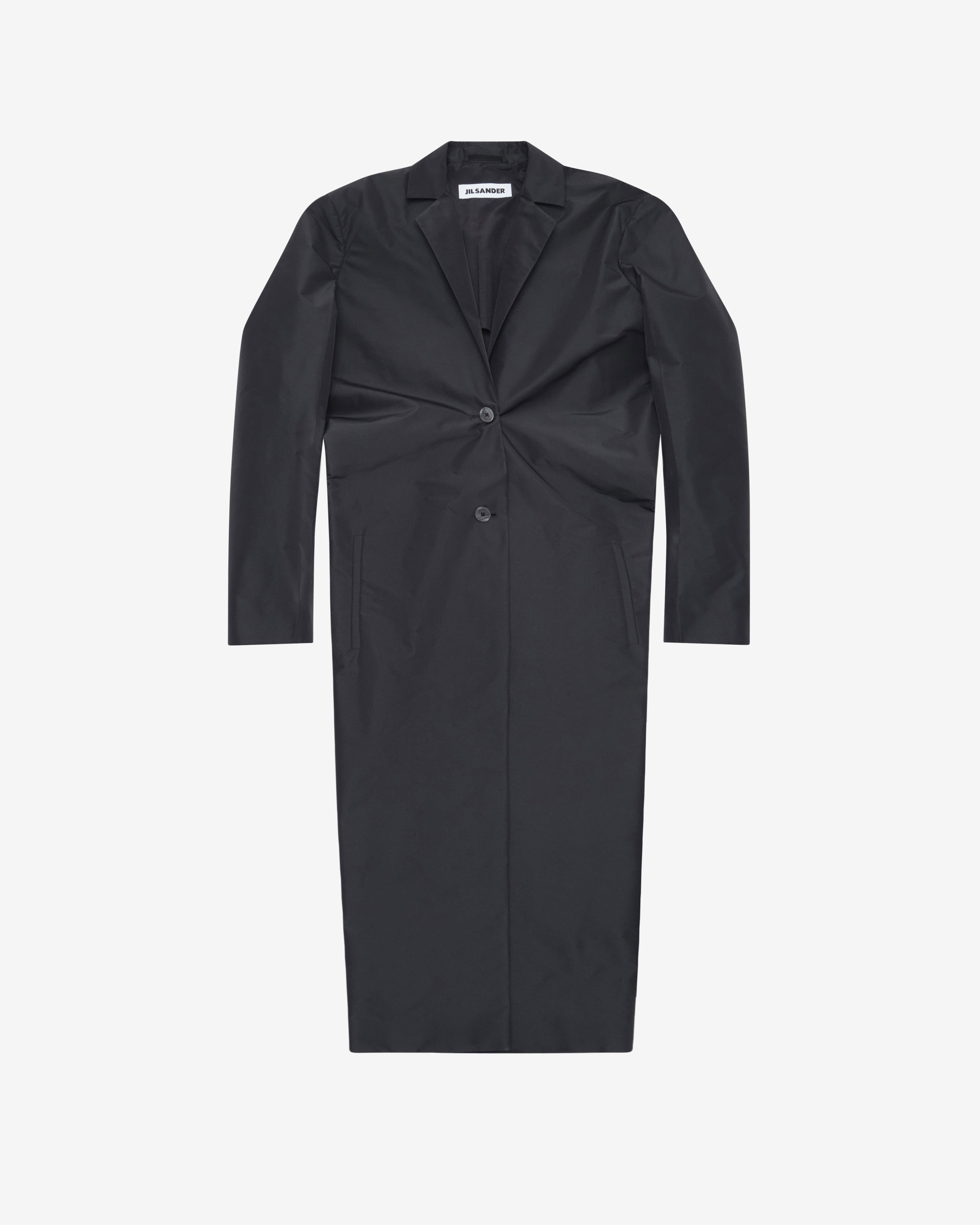 Jil Sander - Women's Gathered Coat - (Black) by JIL SANDER