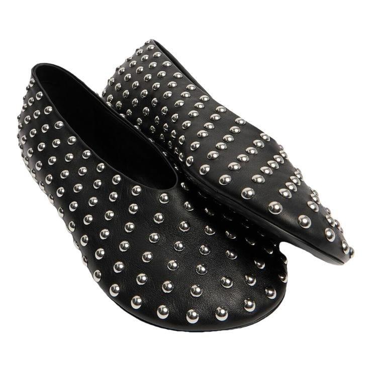 Leather ballet flats by JIL SANDER