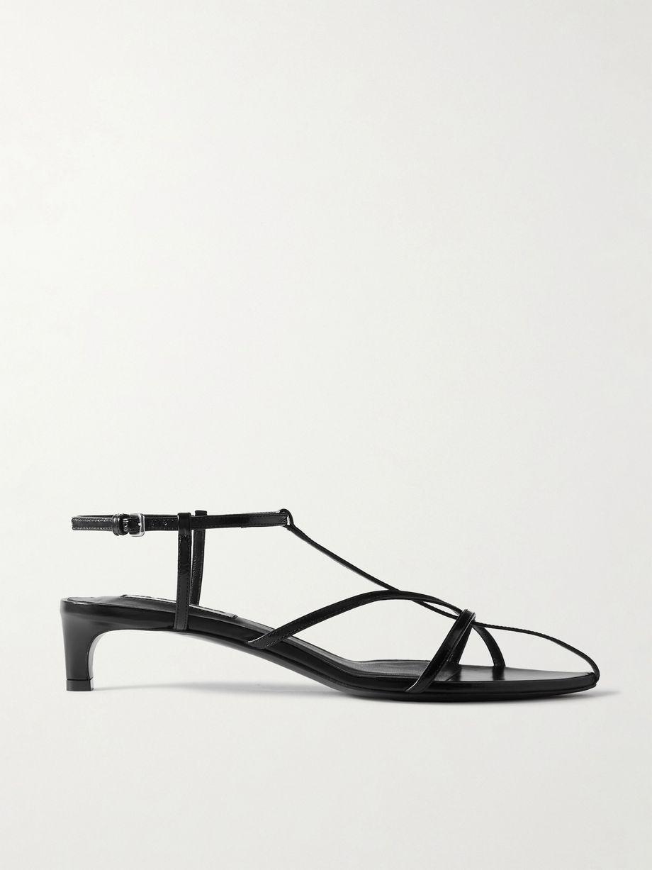 Leather sandals by JIL SANDER