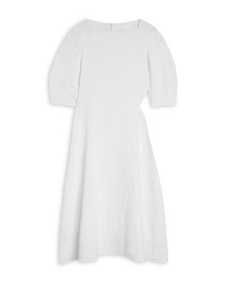Linen Midi Dress by JIL SANDER