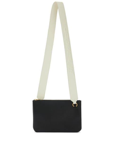 Link LG logo-strap leather crossbody bag by JIL SANDER