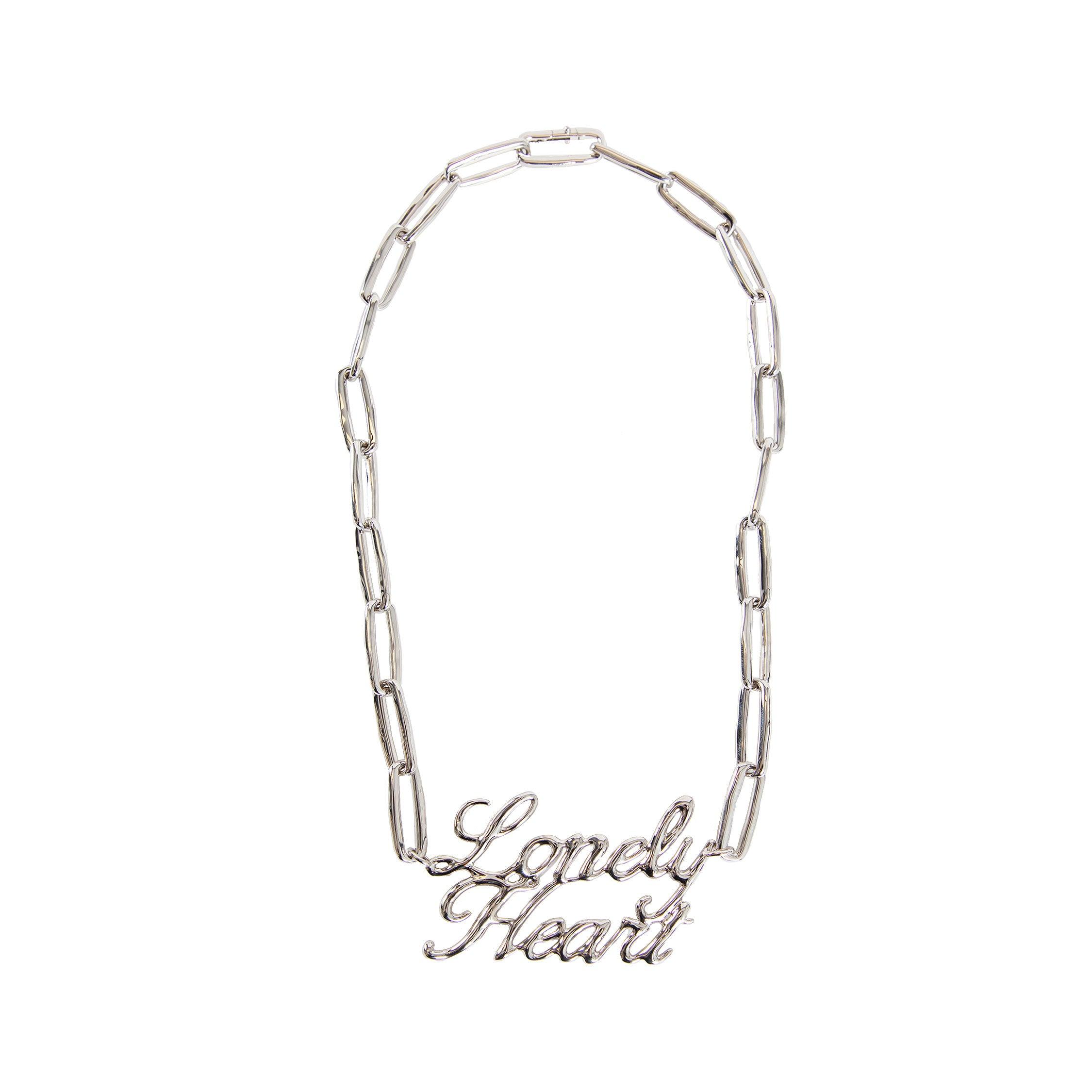 Lonely hearts necklace by JIL SANDER