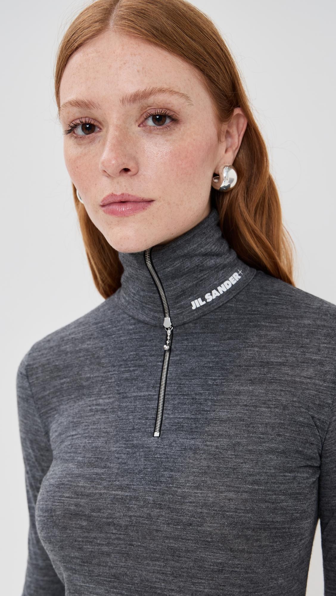 Long Sleeve Quarter Zip by JIL SANDER