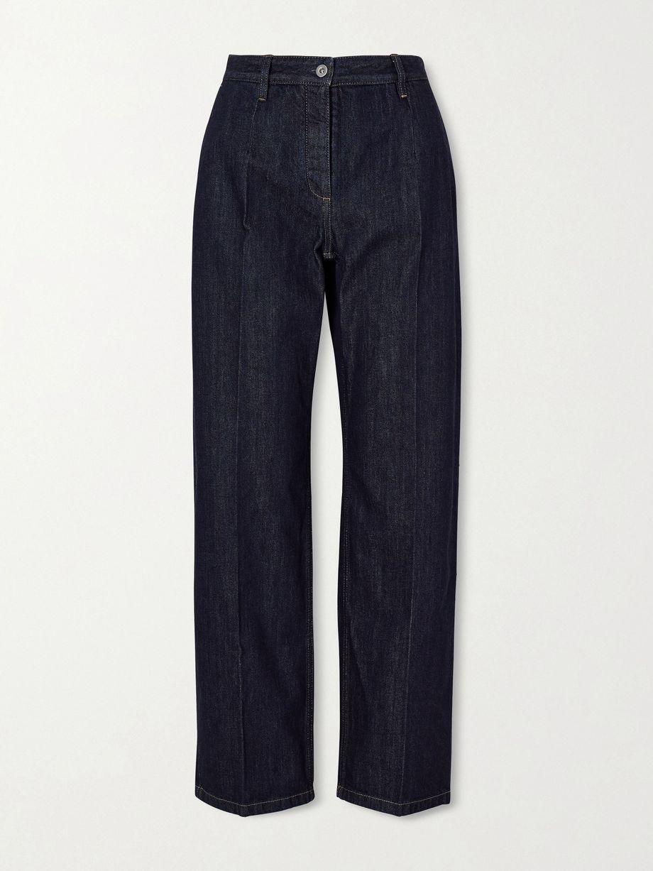 Mid-rise straight-leg jeans by JIL SANDER