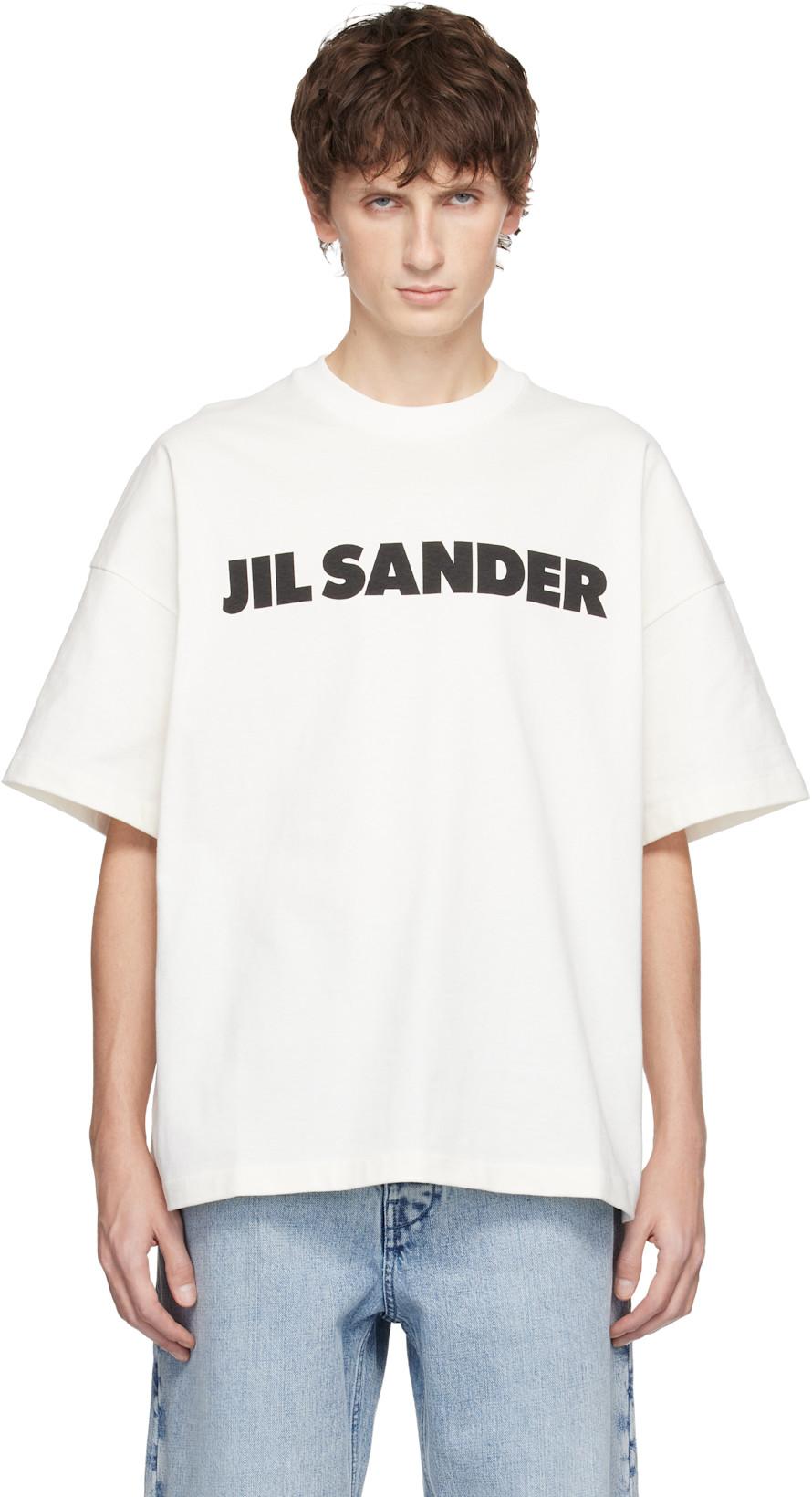 Off-White Logo T-shirt by JIL SANDER