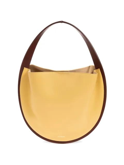 Pivot leather tote bag by JIL SANDER