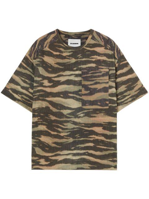 Printed cotton T-shirt by JIL SANDER