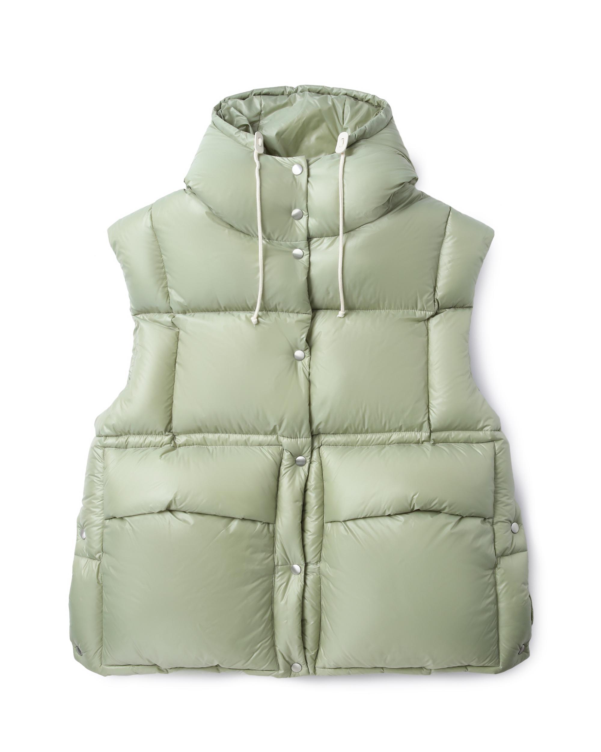 Quilted down vest by JIL SANDER