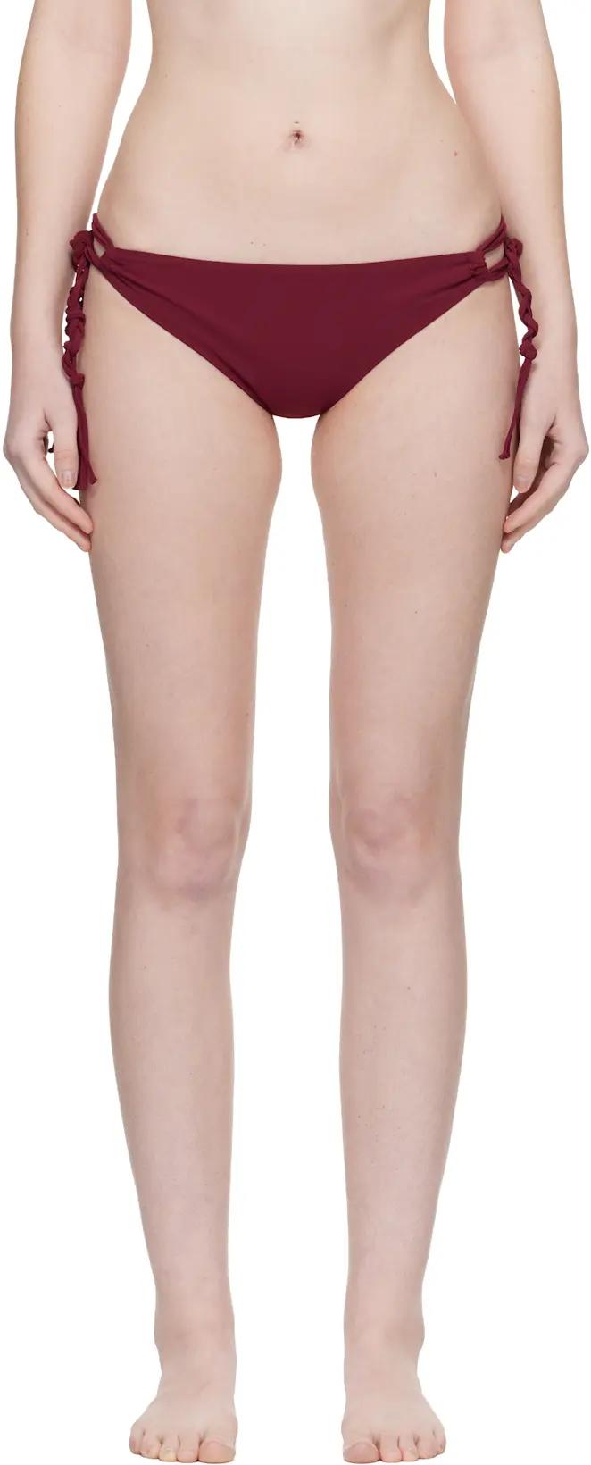 Red Tangle Bikini Bottom by JIL SANDER