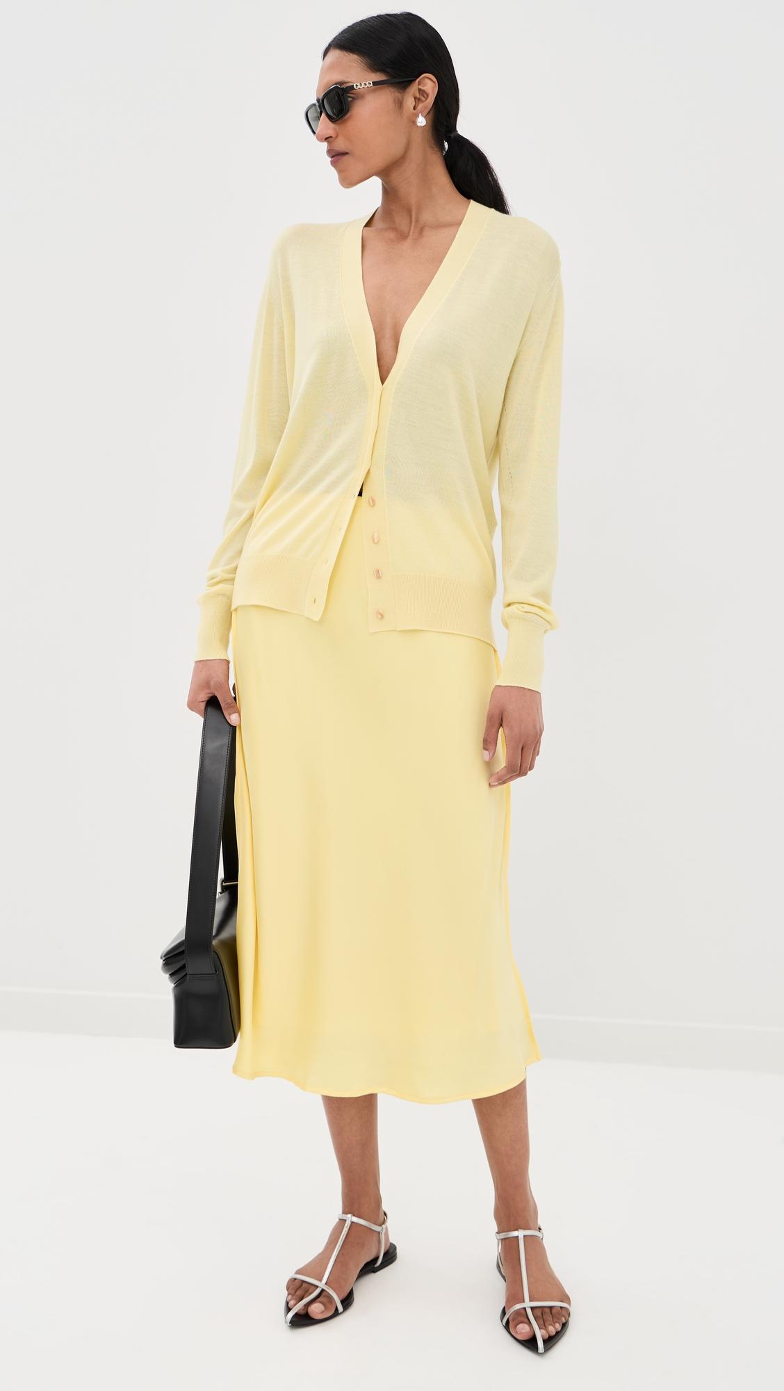 Satin Midi Skirt by JIL SANDER